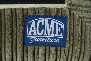 中古　美品!!　ACME Furniture(アクメファニチャー)　JETTY feather(ジェティ・フェザー)　肌触りの良いコーデュロイ生地のおしゃれなオットマン　定価約8万5千円　(R-082284)