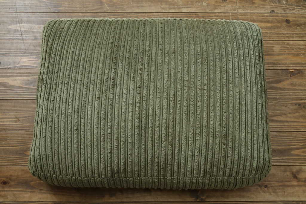 中古　美品!!　ACME Furniture(アクメファニチャー)　JETTY feather(ジェティ・フェザー)　肌触りの良いコーデュロイ生地のおしゃれなオットマン　定価約8万5千円　(R-082284)