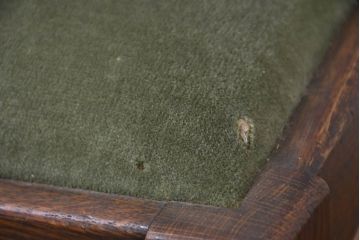 イギリスアンティーク　オーク材　バルボスレッグがおしゃれなダイニングチェア4脚セット(椅子、イス、英国、バラ売り可能)(R-082285)