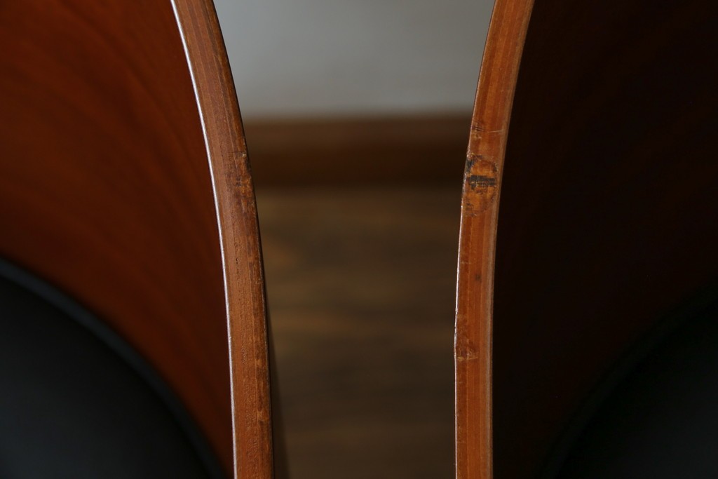 イタリアビンテージ　名作希少品!!　ドリアデ(Driade)　コステス(COSTES)　フィリップ・スタルク(Philippe Starck)デザイン　流線形のフォルムが美しいダイニングチェア2脚セット　(R-082288)