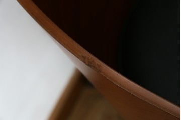 イタリアビンテージ　名作希少品!!　ドリアデ(Driade)　コステス(COSTES)　フィリップ・スタルク(Philippe Starck)デザイン　流線形のフォルムが美しいダイニングチェア2脚セット　(R-082288)