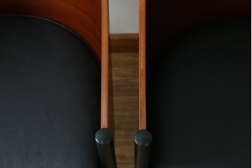 イタリアビンテージ　名作希少品!!　ドリアデ(Driade)　コステス(COSTES)　フィリップ・スタルク(Philippe Starck)デザイン　流線形のフォルムが美しいダイニングチェア2脚セット　(R-082288)