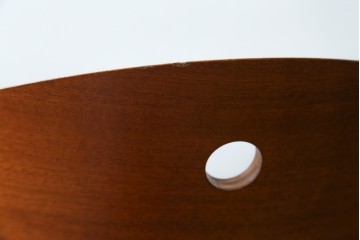 イタリアビンテージ　名作希少品!!　ドリアデ(Driade)　コステス(COSTES)　フィリップ・スタルク(Philippe Starck)デザイン　流線形のフォルムが美しいダイニングチェア2脚セット　(R-082288)