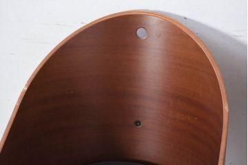 イタリアビンテージ　名作希少品!!　ドリアデ(Driade)　コステス(COSTES)　フィリップ・スタルク(Philippe Starck)デザイン　流線形のフォルムが美しいダイニングチェア2脚セット(椅子、イス、ヴィンテージ、バラ売り可能)(R-082288)