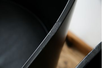 イタリアビンテージ　名作希少品!!　ドリアデ(Driade)　コステス(COSTES)　フィリップ・スタルク(Philippe Starck)デザイン　流線形のフォルムが美しいダイニングチェア2脚セット(椅子、イス、ヴィンテージ、バラ売り可能)(R-082289)