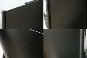 イタリアビンテージ　名作希少品!!　ドリアデ(Driade)　コステス(COSTES)　フィリップ・スタルク(Philippe Starck)デザイン　流線形のフォルムが美しいダイニングチェア2脚セット(椅子、イス、ヴィンテージ、バラ売り可能)(R-082289)