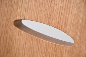 中古　美品　飛騨高山　家具ブランド　シラカワ(shirakawa)　RAPT(ラプト)シリーズ　オーク材　温かみを感じるデザインが魅力のダイニングチェア4脚セット(アームレスチェア、椅子、イス)(定価4脚で約20万円)(R-082291)