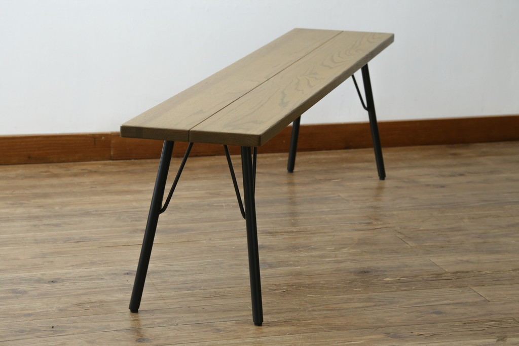 中古　美品　ACME Furniture(アクメ ファニチャー) GRANDVIEW BENCH(グランドビュー ベンチ)　オーク材　木のぬくもりを感じる座面とすっきりとした脚が素敵なベンチ　(R-082293)