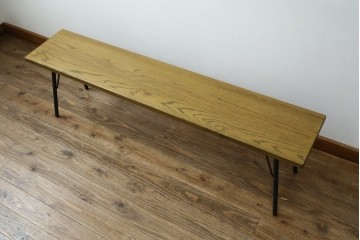 中古　美品　ACME Furniture(アクメ ファニチャー) GRANDVIEW BENCH(グランドビュー ベンチ)　オーク材　木のぬくもりを感じる座面とすっきりとした脚が素敵なベンチ　(R-082293)