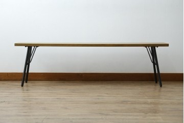 中古　美品　ACME Furniture(アクメ ファニチャー) GRANDVIEW BENCH(グランドビュー ベンチ)　オーク材　木のぬくもりを感じる座面とすっきりとした脚が素敵なベンチ　(R-082293)