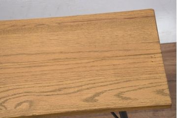 中古　美品　ACME Furniture(アクメ ファニチャー) GRANDVIEW BENCH(グランドビュー ベンチ)　オーク材　木のぬくもりを感じる座面とすっきりとした脚が素敵なベンチ(長椅子、ダイニングベンチ、板座チェア、椅子、イス、花台、飾り台)(R-082293)