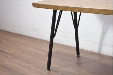 中古　美品　ACME Furniture(アクメ ファニチャー) GRANDVIEW BENCH(グランドビュー ベンチ)　オーク材　木のぬくもりを感じる座面とすっきりとした脚が素敵なベンチ(長椅子、ダイニングベンチ、板座チェア、椅子、イス、花台、飾り台)(R-082293)