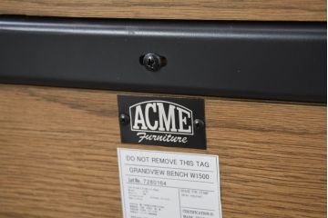 中古　美品　ACME Furniture(アクメ ファニチャー) GRANDVIEW BENCH(グランドビュー ベンチ)　オーク材　木のぬくもりを感じる座面とすっきりとした脚が素敵なベンチ(長椅子、ダイニングベンチ、板座チェア、椅子、イス、花台、飾り台)(R-082293)
