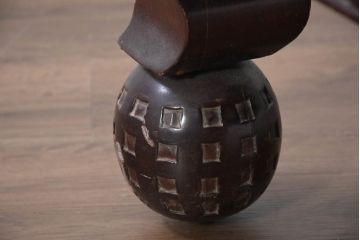 アジアンビンテージ　美しい螺鈿細工入り!!　透かし彫りが見事な座卓(ローテーブル、センターテーブル、リビングテーブル)(R-082299)