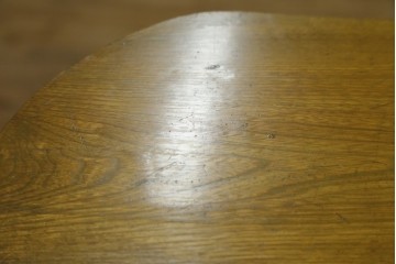 和製ヴィンテージ　昭和レトロ　ろくろ飾りとダイヤガラスが魅力的な本箱　(R-082304)