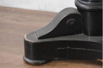 フランスアンティーク　ツイストレッグが魅力的な回転スツール(ピアノスツール、丸椅子、イス、回転チェア)(R-082306)