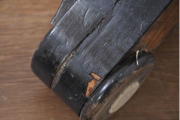 フランスアンティーク　ツイストレッグが魅力的な回転スツール(ピアノスツール、丸椅子、イス、回転チェア)(R-082306)