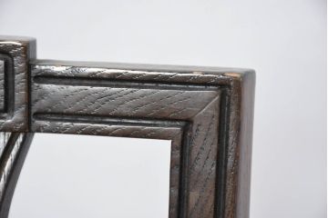中古　カリモク家具(karimoku)　domani(ドマーニ)　QUEENS LIFE(クイーンズライフ)　洗練されたデザインが魅力のダイニングチェア4脚セット(椅子、イス、バラ売り可能)(定価4脚で約37万円)(R-082309)