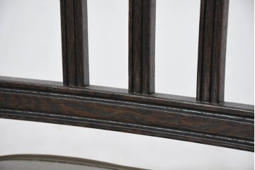 中古　カリモク家具(karimoku)　domani(ドマーニ)　QUEENS LIFE(クイーンズライフ)　洗練されたデザインが魅力のダイニングチェア4脚セット(椅子、イス、バラ売り可能)(定価4脚で約37万円)(R-082309)