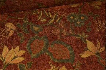 中古　三越　Brugge(ブルージュ)　VE1107　花柄のファブリックがエレガントな二人掛けソファ　(R-082311)