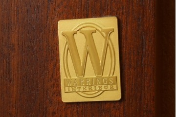 中古　超美品　ドイツ　最高級家具メーカー　WARRINGS(ウォーリングス)社　高級感のある象嵌入りキャビネット　定価約600万円　(R-082314)