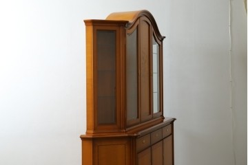 中古　超美品　ドイツ　最高級家具メーカー　WARRINGS(ウォーリングス)社　高級感のある象嵌入りキャビネット　定価約600万円　(R-082314)