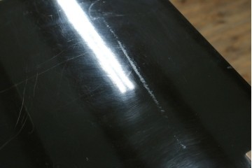 中古　美品!!　国産　職人手作り　高級家具　手打ち銅金具が素敵な黒漆塗りの民芸和箪笥　(R-082318)