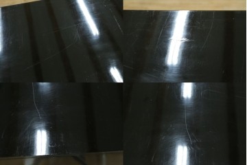 中古　美品!!　国産　職人手作り　高級家具　手打ち銅金具が素敵な黒漆塗りの民芸和箪笥　(R-082318)