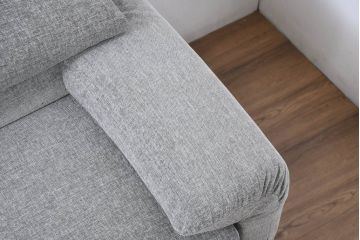 中古　超美品　IDC大塚家具取り扱い　パッセロ　2way　ローバック、ハイバックどちらも楽しめる2.5人掛けソファ(2.5P、3P、2.5人掛け、3人掛け)(定価約40万円)(R-082332)