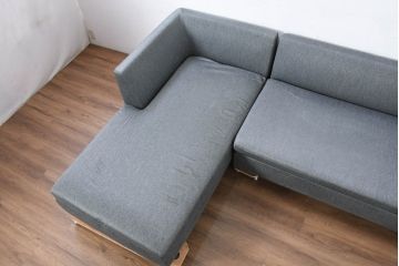 中古　arflex(アルフレックス)　SONA(ソーナ)　開放感の高いくつろぎを実感できるカウチソファ(3人掛け、3P、三人掛け、2人掛けソファ、2PL字ソファ)(定価約110万円)(R-082333)