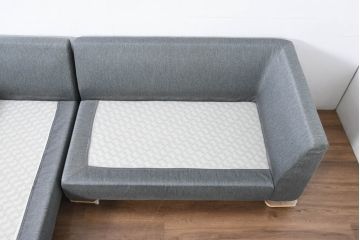 中古　arflex(アルフレックス)　SONA(ソーナ)　開放感の高いくつろぎを実感できるカウチソファ(3人掛け、3P、三人掛け、2人掛けソファ、2PL字ソファ)(定価約110万円)(R-082333)
