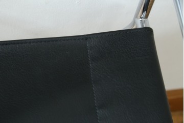アメリカビンテージ　スチール製　シンプルでかっこいい折り畳み式ディレクターズチェア　(R-082342)