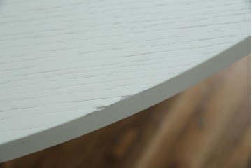 中古　特注モデル　Cassina(カッシーナ)　Alias(アリアス)　曲線フォルムと木脚がおしゃれなAgo(アゴ)　ラウンドダイニングテーブル　定価約52万円相当　(R-082348)