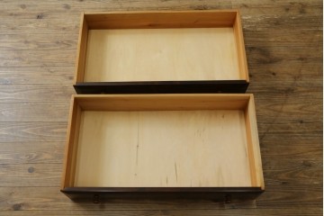 和製ヴィンテージ　松本民芸家具　D型整理タンスI　和洋どちらにも馴染む上品な佇まいのチェスト　定価約39万円　(R-082351)