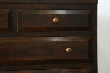 和製ヴィンテージ　松本民芸家具　D型整理タンスI　和洋どちらにも馴染む上品な佇まいのチェスト　定価約39万円　(R-082351)