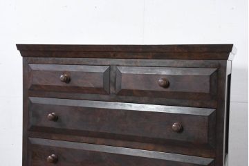 和製ビンテージ　松本民芸家具　シンプルな中に上品さがある#46型ベビータンス(チェスト、引き出し、洋服タンス、収納タンス、ヴィンテージ)(定価約38万5千円)(R-082352)