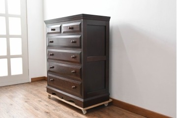 和製ビンテージ　松本民芸家具　シンプルな中に上品さがある#46型ベビータンス　定価約38万5千円　(R-082352)