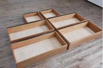 和製ビンテージ　松本民芸家具　シンプルな中に上品さがある#46型ベビータンス　定価約38万5千円　(R-082352)