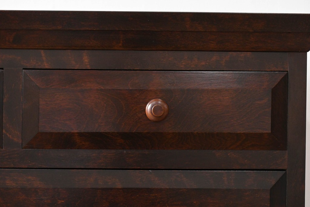 和製ビンテージ　松本民芸家具　シンプルな中に上品さがある#46型ベビータンス　定価約38万5千円　(R-082352)