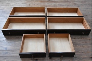 和製ビンテージ　松本民芸家具　シンプルな中に上品さがある#46型ベビータンス　定価約38万5千円　(R-082352)