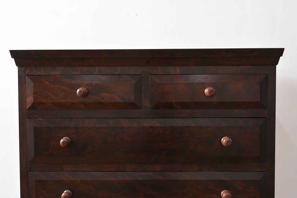 和製ビンテージ　松本民芸家具　シンプルな中に上品さがある#46型ベビータンス　定価約38万5千円　(R-082352)