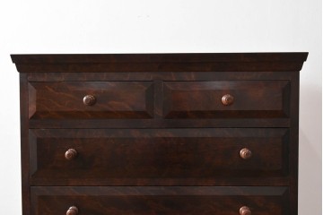 和製ビンテージ　松本民芸家具　シンプルな中に上品さがある#46型ベビータンス　定価約38万5千円　(R-082352)