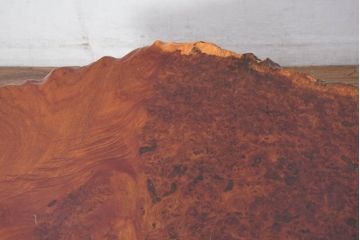 和製ビンテージ　花梨(カリン)材　貴重な鳥眼杢が味わい深い立派なローテーブル(座卓、センターテーブル、リビングテーブル、ヴィンテージ)(R-082364)