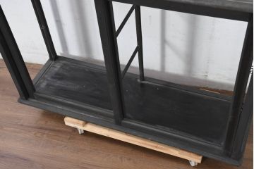和製アンティーク　ダークカラーが渋くてかっこいい古いタバコ屋のガラスケース(ショーケース、Gケース、ディスプレイケース、コレクションケース、飾り棚、陳列棚、店舗什器)(R-082370)