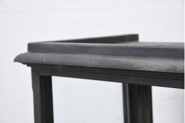 和製アンティーク　ダークカラーが渋くてかっこいい古いタバコ屋のガラスケース(ショーケース、Gケース、ディスプレイケース、コレクションケース、飾り棚、陳列棚、店舗什器)(R-082370)