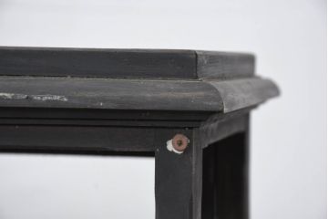 和製アンティーク　ダークカラーが渋くてかっこいい古いタバコ屋のガラスケース(ショーケース、Gケース、ディスプレイケース、コレクションケース、飾り棚、陳列棚、店舗什器)(R-082370)