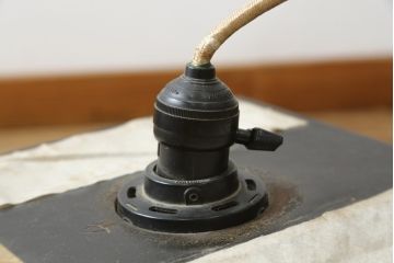 和製ビンテージ　希少な廃盤品!　松本民芸家具　和モダンな空間を演出する亀甲型笠天井照明(吊り下げ照明、シェード、電笠、ペンダントライト、ヴィンテージ)(R-082385)