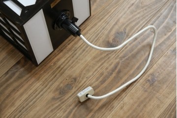 和製ビンテージ　希少な廃盤品!　松本民芸家具　和モダンな空間を演出する亀甲型笠天井照明(吊り下げ照明、シェード、電笠、ペンダントライト、ヴィンテージ)(R-082385)