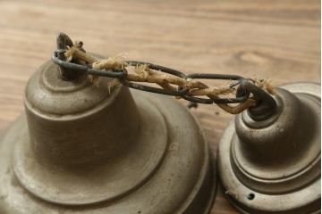 和製ビンテージ　大型　レトロな雰囲気を醸し出す天井照明(吊り下げ照明、ペンダントライト、ヴィンテージ)(R-082386)