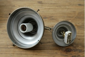 和製ビンテージ　大型　レトロな雰囲気を醸し出す天井照明　(R-082387)